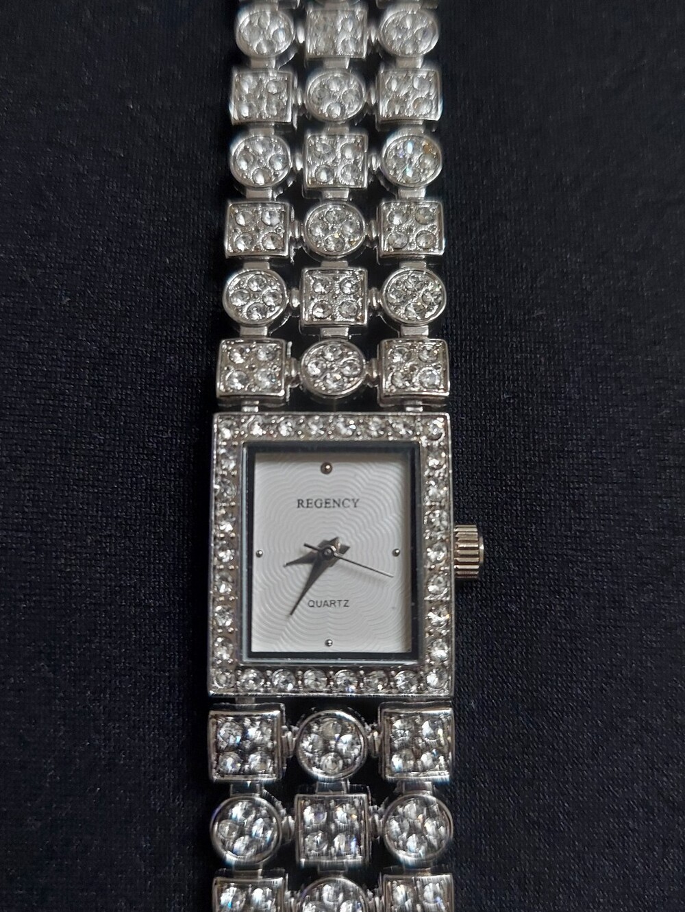 Regency Crystal Rhinestone Watch - Picture 2 of 4